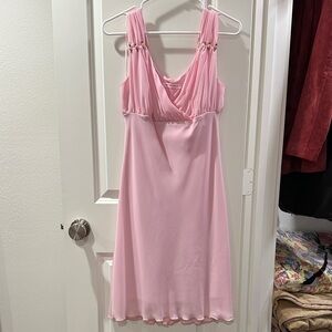 Elegant Pink Party Dress